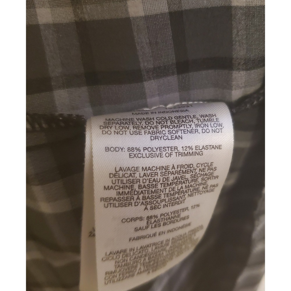 Columbia‎ Plaid Button Up Long Sleeve Shirt Mens Size XXL Gray Black - Picture 10 of 10